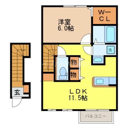 アメニティコーポラスの物件間取画像